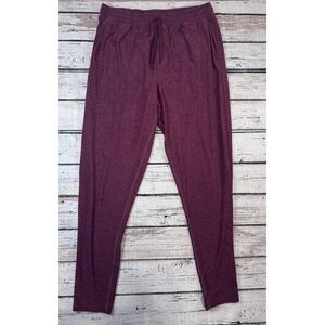 Outdoor Voices Mens Size XL Pants Maroon Athleisure Athletic Cloudknit Joggers‎